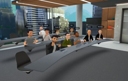 A-CX employees in virtual presentation
