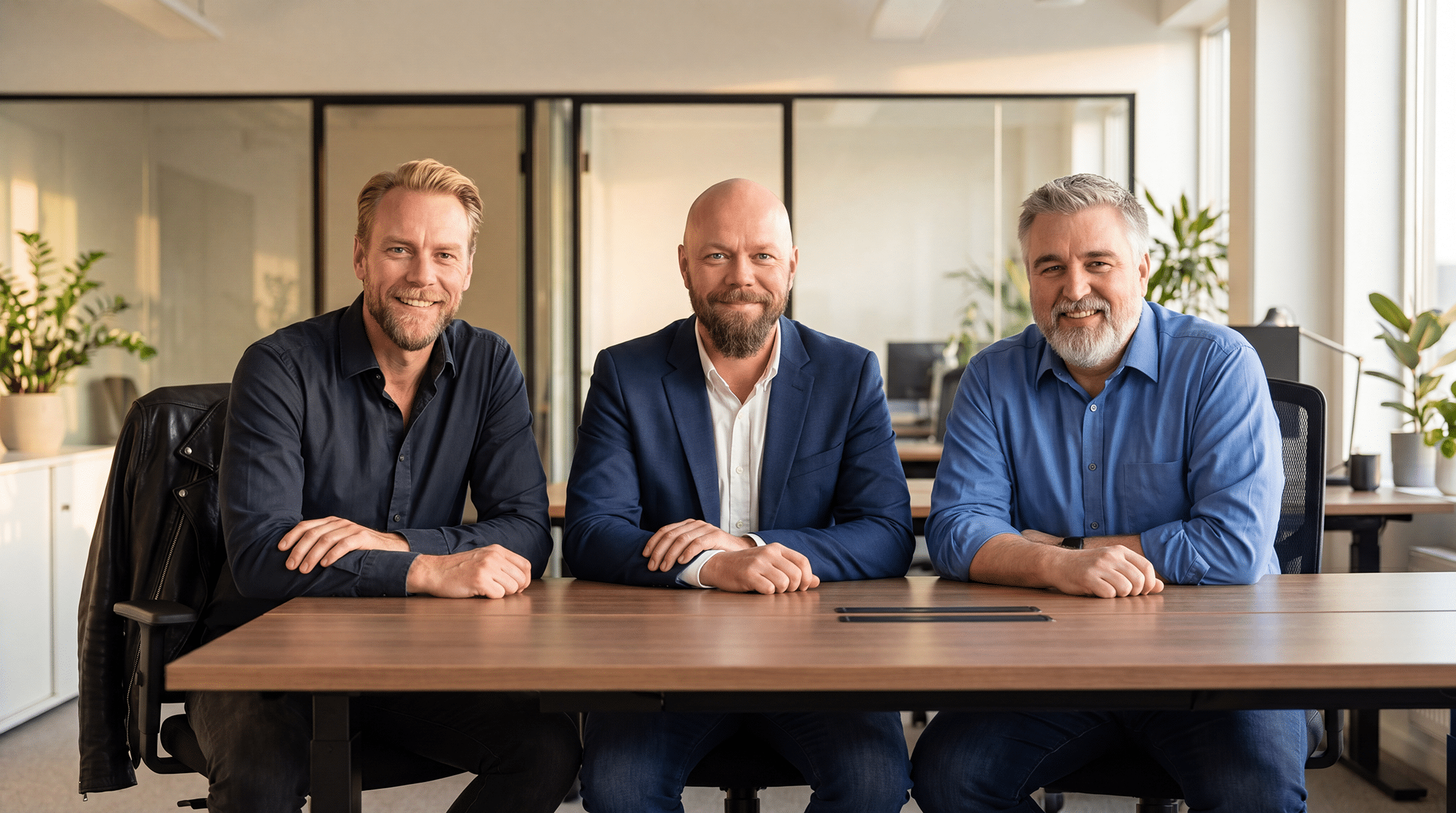 A-CX Founder team: Ville Houttu, Mikko Peltola, Ilpo Niva